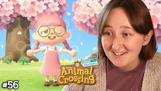 CHERRY BLOSSOM MYSTERY ISLAND! | Animal Crossing #56