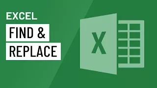 Excel Using Find and Replace