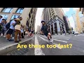 Download Lagu Threading the needle | Race wheels vs New York City