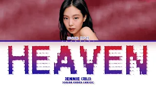 JENNIE (제니) 'Heaven' (Color Coded Lyrics)