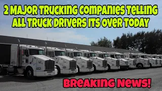 Hundreds Of Truck Drivers Were Just Told That Its All Over Today Please Share