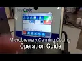 BestCode Microbrewery Canning Coding Operation Guide