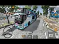 Bus Basuri QQ-TRANS Oleng Ke Pembatas Jalan‼️ Bus Basuri Simulator Indonesia 