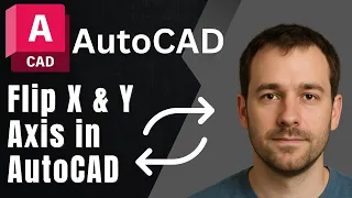 AutoCAD How to Reverse X and Y Axis Flip Coordinates or UCS Easily