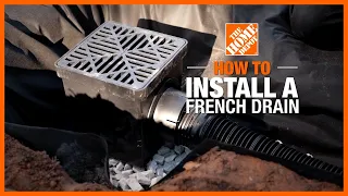 How to Install a French Drain The Home Depot