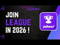 How To Join Yahoo Fantasy League 2026