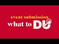 Event Submission