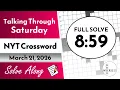 Cozy Puzzle Walkthrough NYT Saturday Crossword - FULL SOLVE FAST
