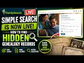 FamilySearch Simple Search Is Now LIVE How to Find Hidden Genealogy Records