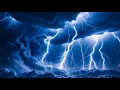 Download Lagu Heavy Thunderstorm Sounds｜Relaxing Rain, Loud Thunder \u0026 Lightning Ambience for Sleep, Relax, Study