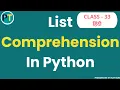 List comprehension in Python List comprehension Python list comprehension with examples Hindi