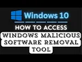 How to Access Run the Windows Malicious Software Removal Tool in Windows 10 PC Tutorial