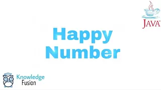 How to check a number is Happy or not using JAVA Programming ICSE
