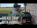 Grease Trap With Funnel Grease Drainage Funnel for Blackstone Griddle