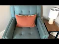 Christopher Knight Home Alisa Mid Century Modern Fabric Arm Chair Review Comfortable pretty stylish