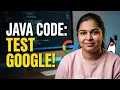 Java Leet code Write code to test Google search Engine SDET interview asked in Infogain