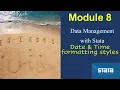 3 different ways of formatting date and time variables in