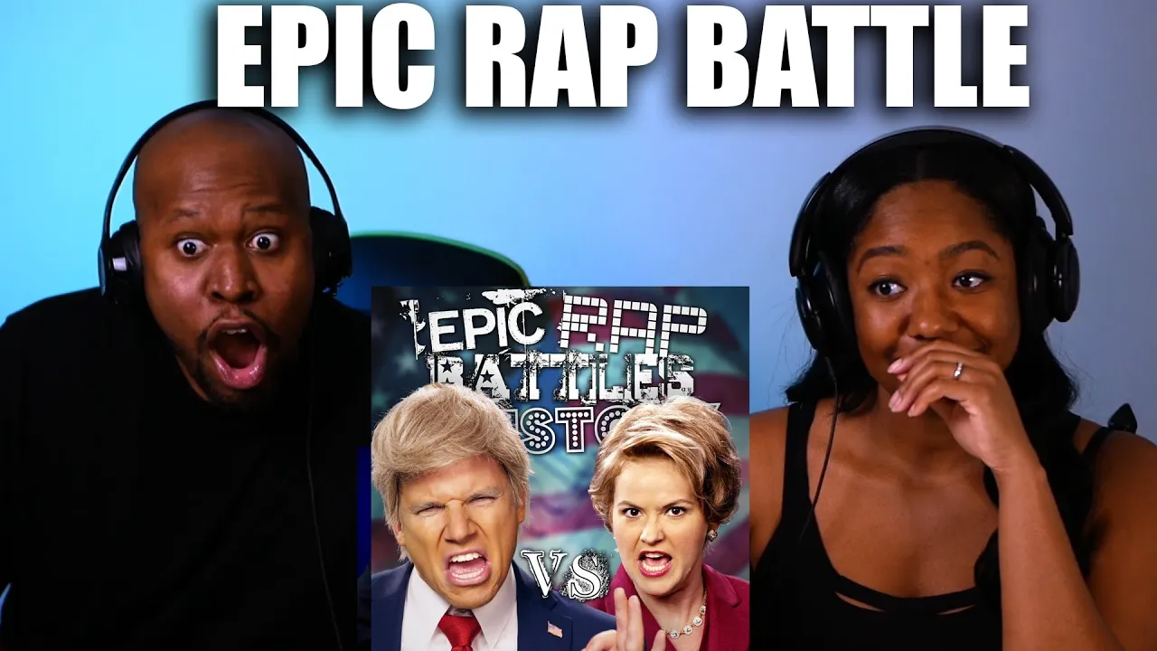 Insane Reaction To Epic Rap Battle - Hilary Clinton vs Donald Trump Insane Reaction To Epic Rap Battle - Hilary Clinton vs Donald Trump
