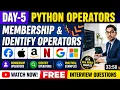 Python Identity vs Membership Operators - The Critical Difference Explained