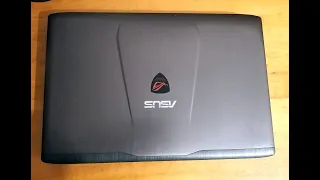 Asus ROG GL552VW - Full Disassembly SSD support types Cleaning tips