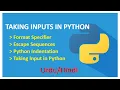 02 Scripting Languages Lec18 Taking input in python
