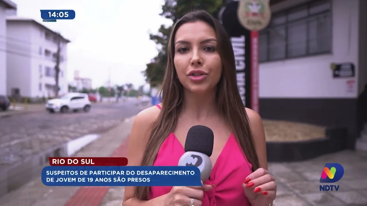Suspeitos de participar do desaparecimento de jovem de 19 anos são presos em Rio do Sul