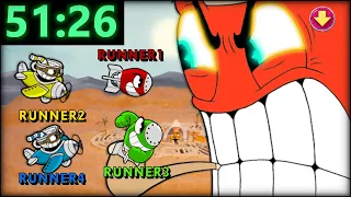 Quão rápido 4 speedrunners zeram Cuphead?