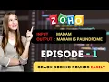Zoho Programming Interview Coding Questions Solutions - 01