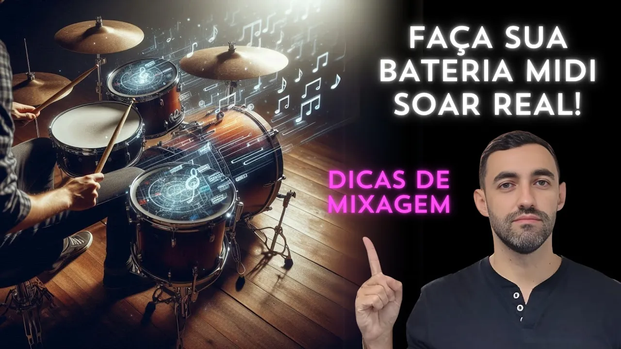 Como Fazer Sua Bateria MIDI Soar REALISTA – Dicas e Truques para um Som Acústico! 🥁🔥