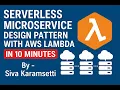 Serverless Microservice Design Pattern Using AWS Lambda Node js in 10 Minutes