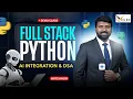 Python Full Stack with AI Integration DSA Demo Class Training Session VCUBESoftwareSolutions