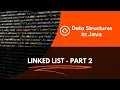 Linked List in Tamil Part 2 Doubly Linked List code theory implementation in Java
