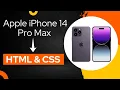Apple iPhone 14 Pro Max with Html and Css Mini Project Html Css