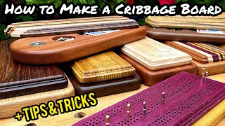 How to Make a Cribbage Board Tips Tricks Tutorial