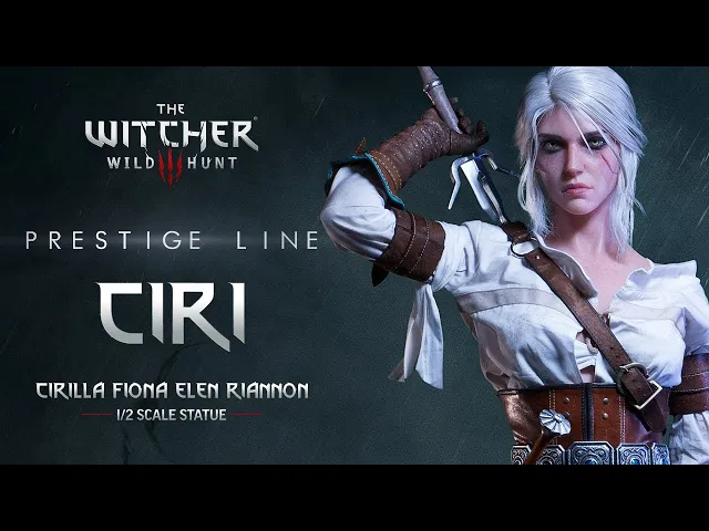 The PureArts Prestige Line - The Witcher 3: Wild Hunt Ciri of Cintra 1/2 Scale Statue Trailer!