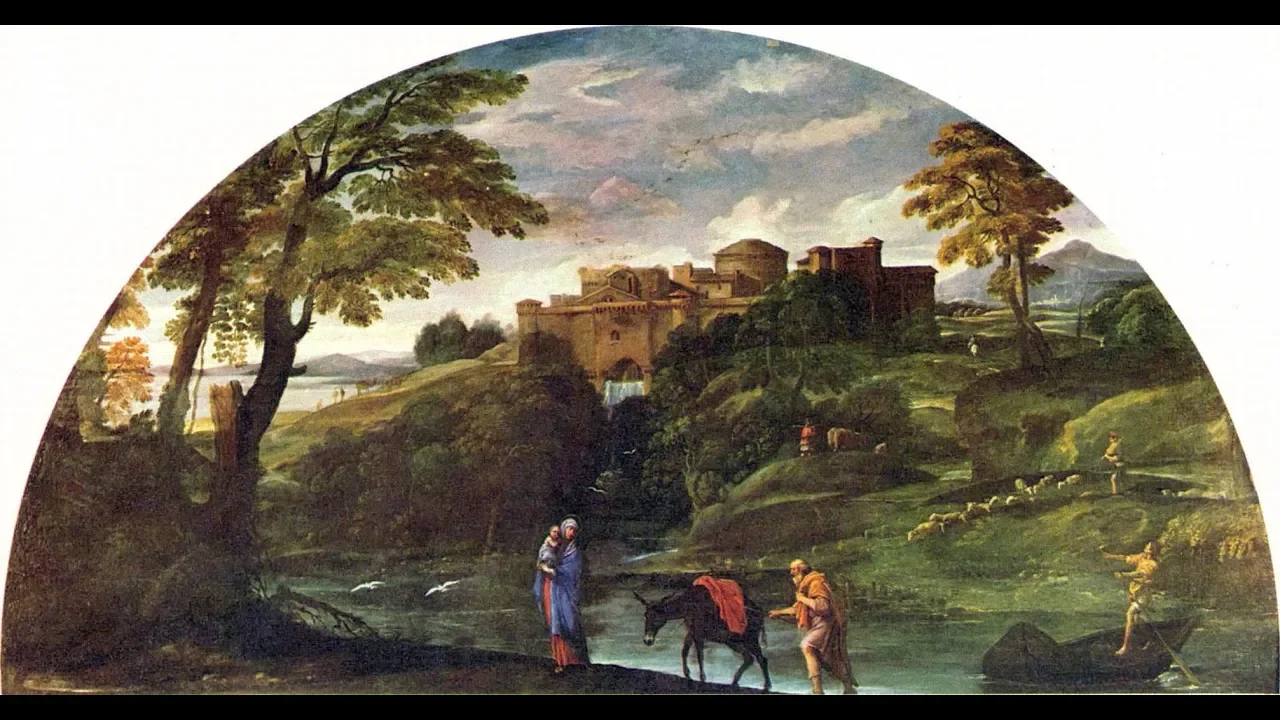 L'opera del lunedì, seconda serie - A.Carracci Paesaggio con fuga in Egitto
