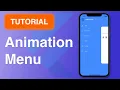 Side Menu animation sample two - Flutter UI