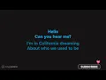 Adele - Hello (Piano Karaoke)