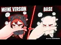 Turning an Emote Base into My OC Kitsumi Custom YCH Emote