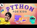Python For Kids In Hindi - 6 Python Maths Python tutorial for kids in hindi