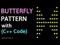 Butterfly Pattern Printing With C Code Step-by-Step Explanation Pattern Printing Programs
