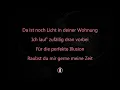 Fata Morgana - Nina Chuba (Karaoke with Lyrics)