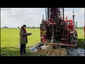 Drilling Behind a Well Dowser made for Facebook or Mobile Device
