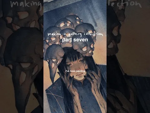 Ep 7: This Might Be the Darkest Painting I’ve Made 💀 #art