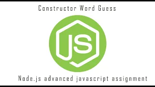 Constructor Word Guess - Advanced Javascript