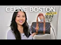 Celine Boston NEW Medium Bag Review What Fits Try On Price Worth It