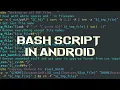 bash shell scripting tutorial for beginners In android using termux