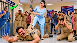 🔥घूसखोर इंस्पेक्टर ने गरीब फल बेचने वाली को थाने में बंद किया,फिर बेटी ने थाने में कोहराम मचा दिया😳