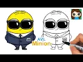 How to Draw Minion AVL Agent Despicable Me