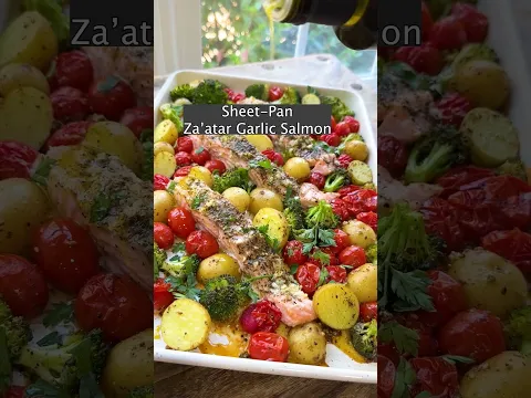 3 Sheet Pan Dinners (Easy Dinner Recipes!) #shorts #easydinner
